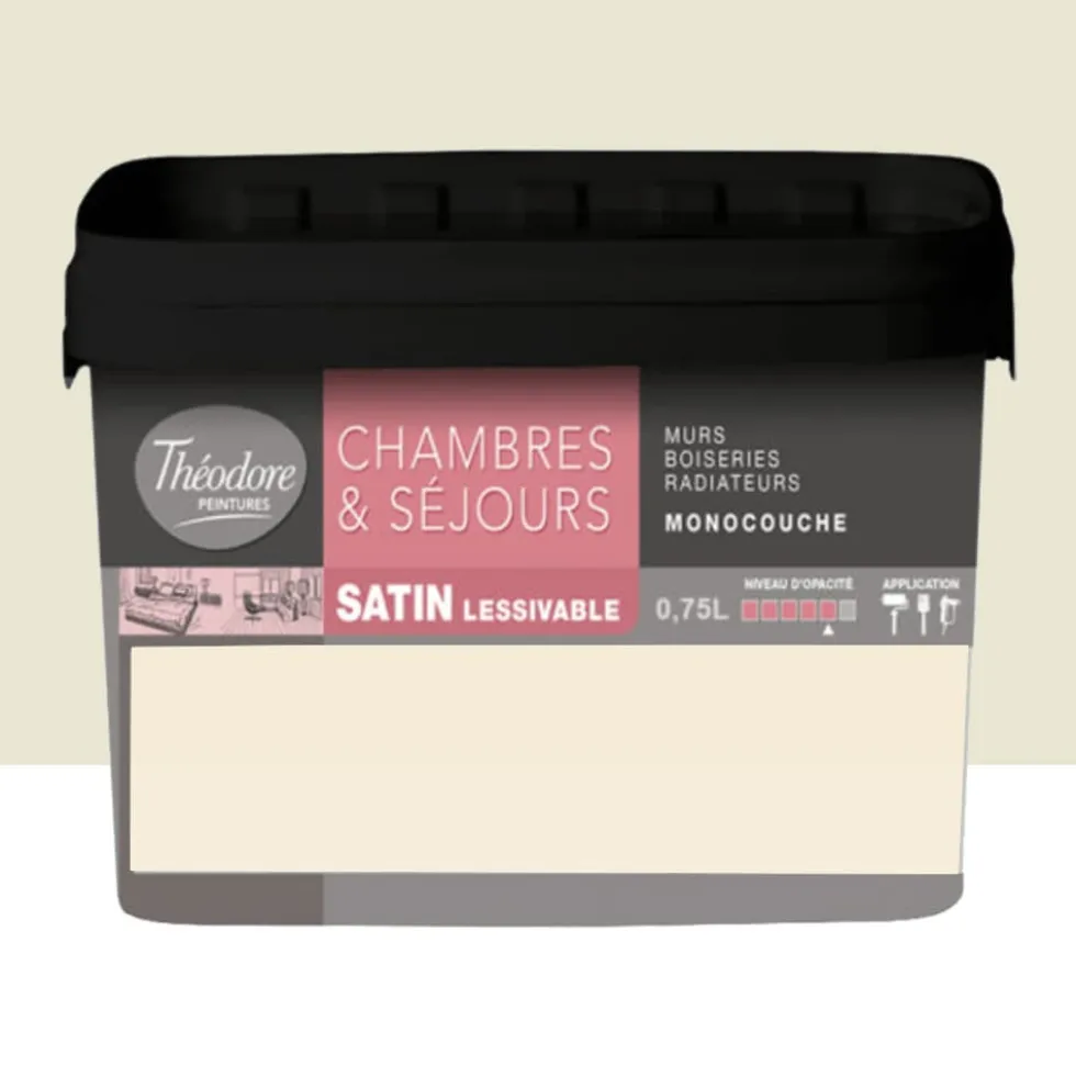 Chambres & Séjours Théodore Satin Monocouche Rivage