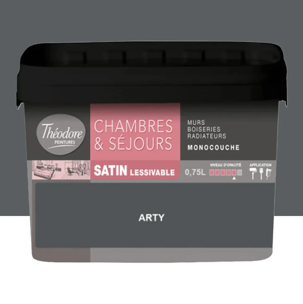 Chambres & Séjours Théodore Satin Monocouche Arty