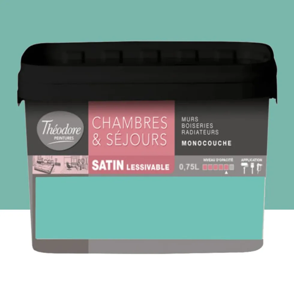 Chambres & Séjours Théodore Satin Monocouche Caraïbos