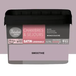 Chambres & Séjours Théodore Satin Monocouche Smoothie