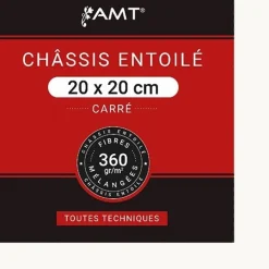 Châssis entoilé carré AMT - 360gr/m2