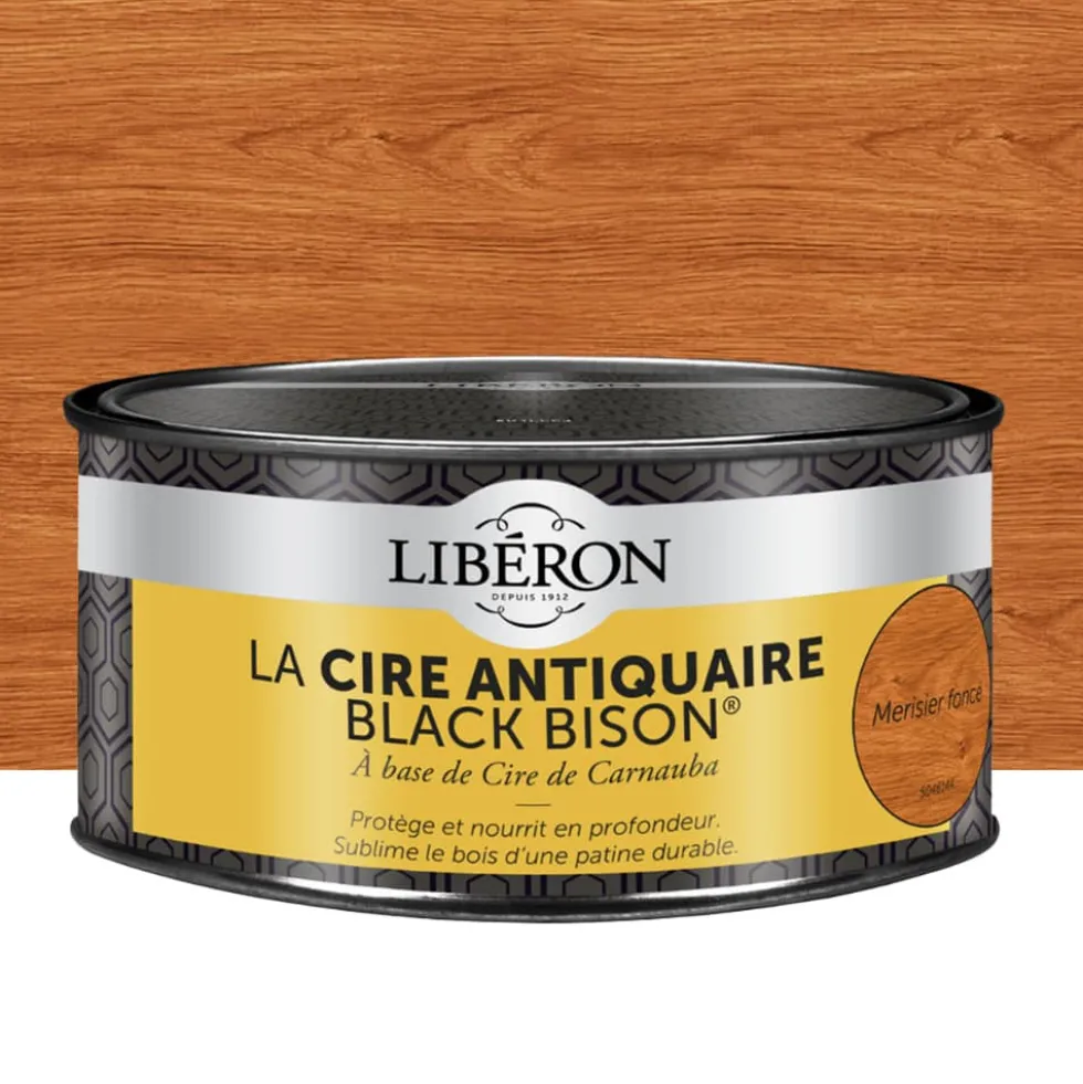 Cire antiquaire LIBÉRON Black Bison Merisier foncé