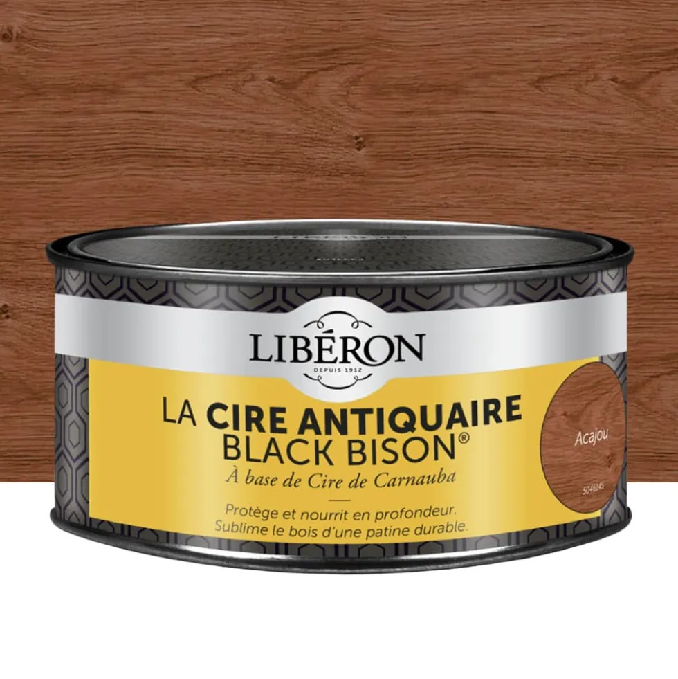 Cire antiquaire LIBÉRON Black Bison Acajou