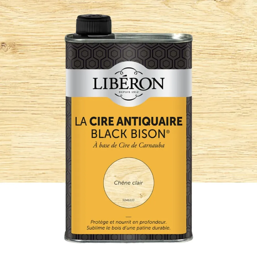 Cire antiquaire LIBÉRON Black Bison Chêne clair (liquide)