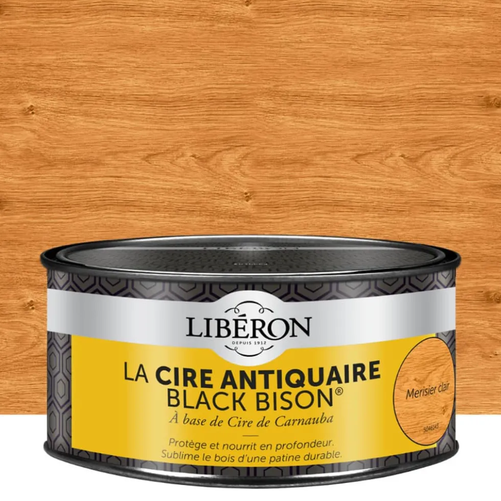 Cire antiquaire LIBÉRON Black Bison Merisier clair