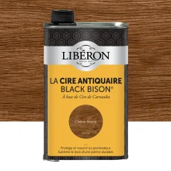 Cire antiquaire LIBÉRON Black Bison Chêne foncé (liquide)