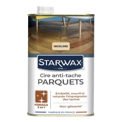 Cire Anti-Tâche Parquets STARWAX Incolore