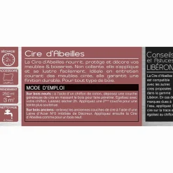 Cire d'abeilles LIBÉRON Incolore (pâte)