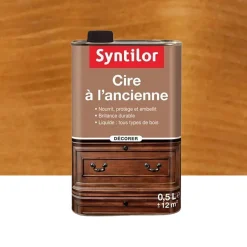 Cire à l'ancienne liquide Syntilor chêne moyen