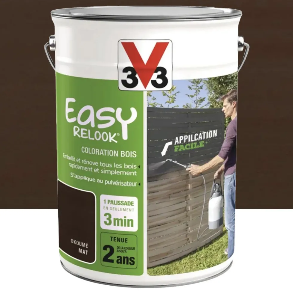 Coloration bois V33 Easy Relook Okoumé Mat