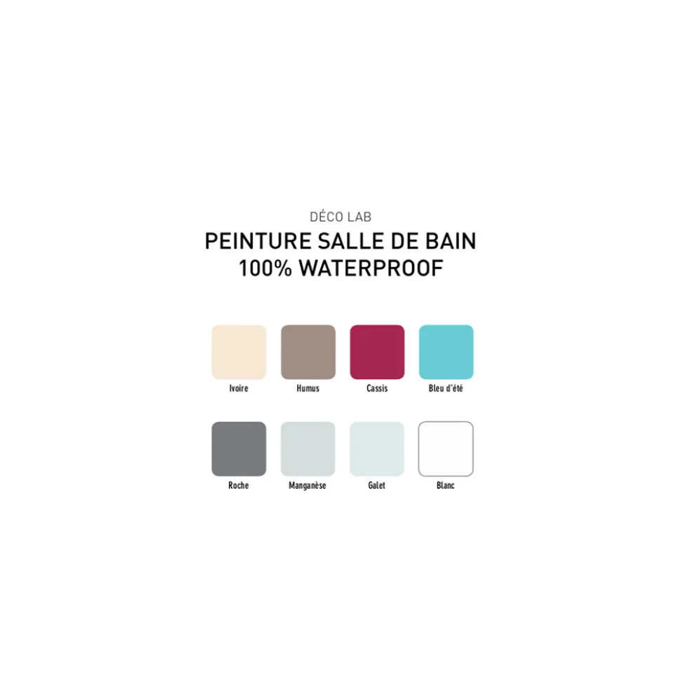 Déco LAB Peinture Salle de bain 100% Waterproof V33 Galet