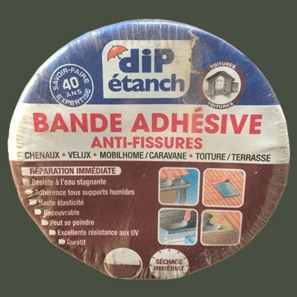 DIP étanch Bande Adhésive Anti-Fissures Gris