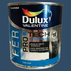 DULUX VALENTINE Peinture Fer PRO TECH Bleu marine
