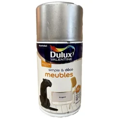 Dulux Valentine Peinture Simple & Déco Meubles Spray Argent