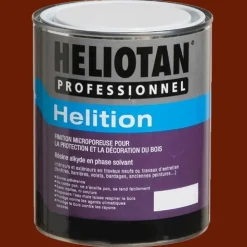 HELIOTAN Laque satinée pour Bois HELITION Rouge Basque