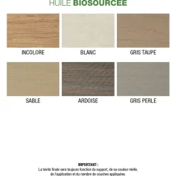 Huile biosourcée MAULER Gris taupe ciré