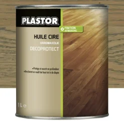 Huile Cire PLASTOR Decoprotect Chêne fumé
