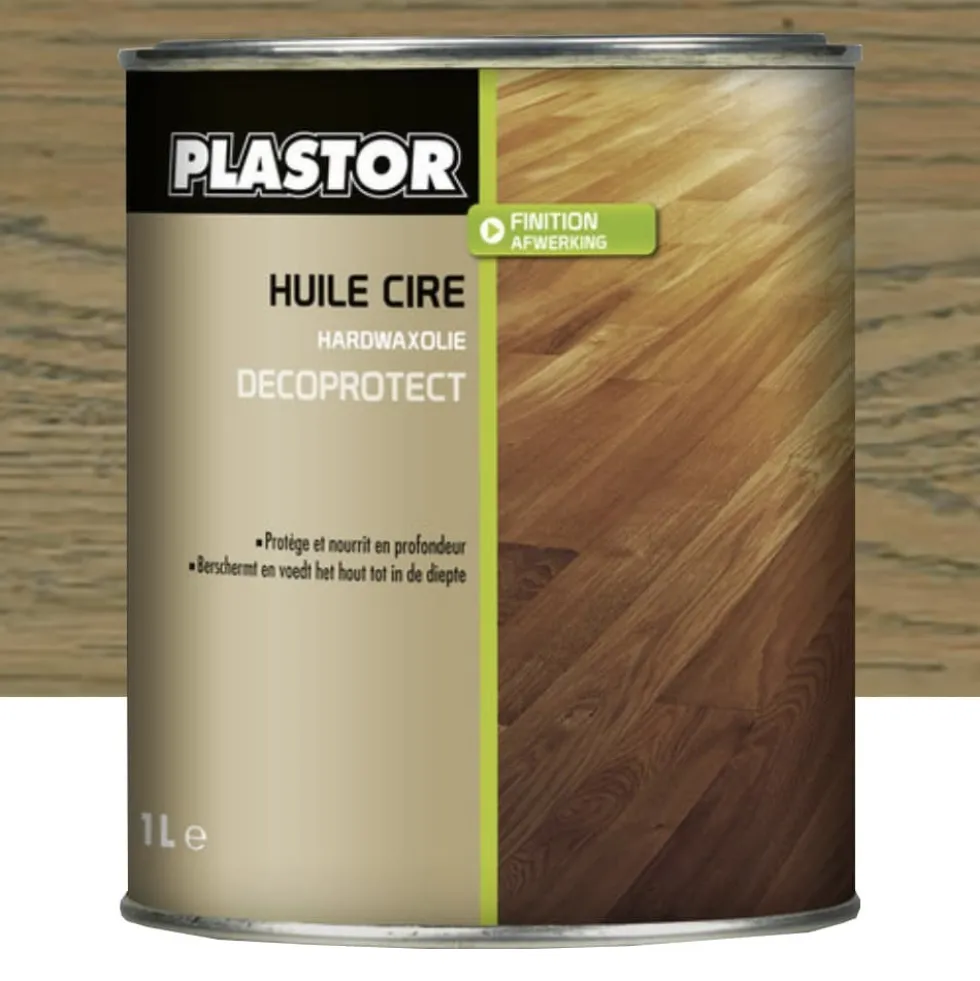 Huile Cire PLASTOR Decoprotect Chêne fumé