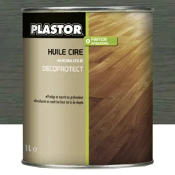 Huile Cire PLASTOR Decoprotect Gris foncé