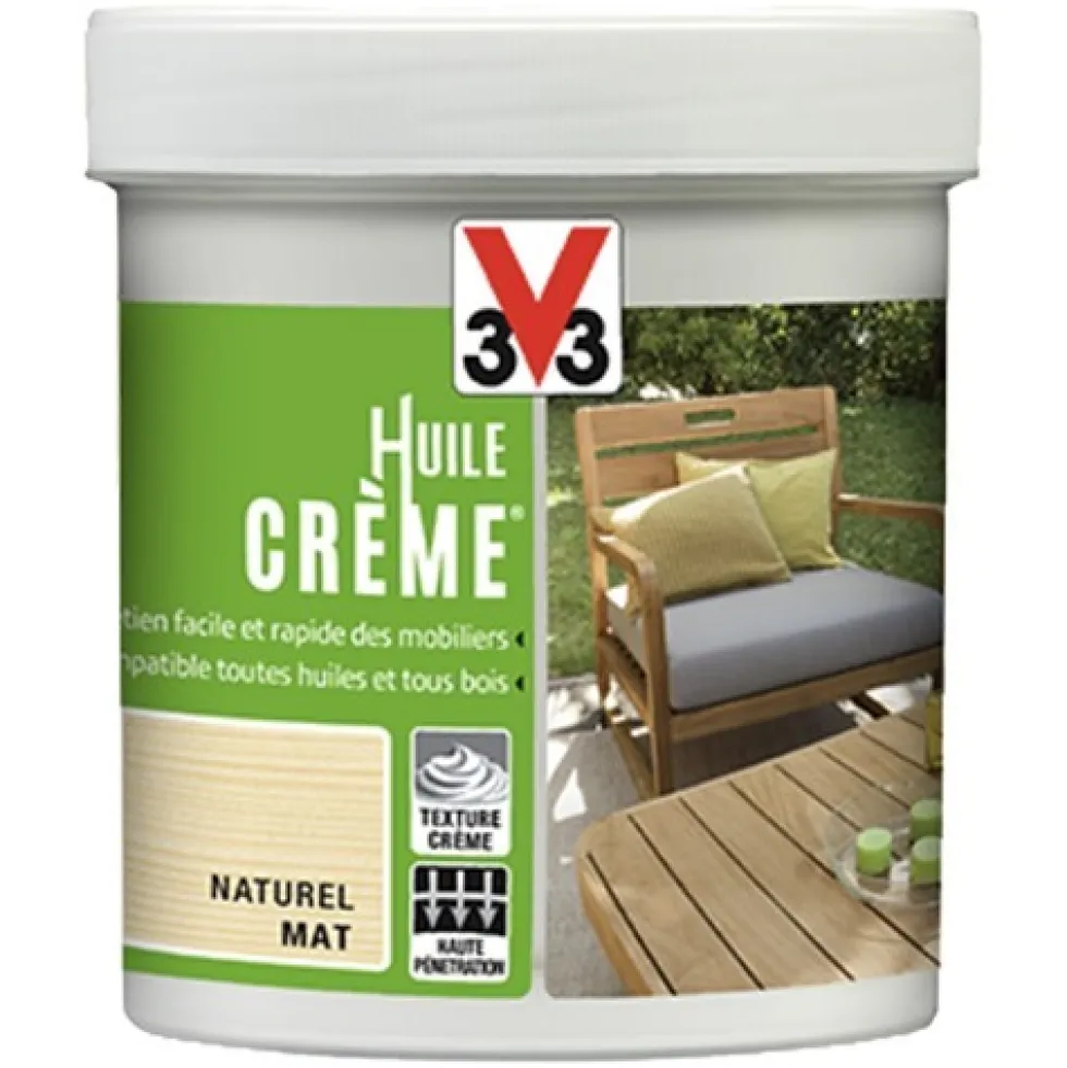 Huile crème V33 Naturel