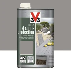 Huile Haute protection V33 Gris cendré