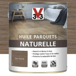 Huile parquets naturelle V33 Gris patiné