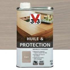 Huile & Protection V33 Argent mat