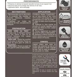 Huile & Protection V33 Argent mat