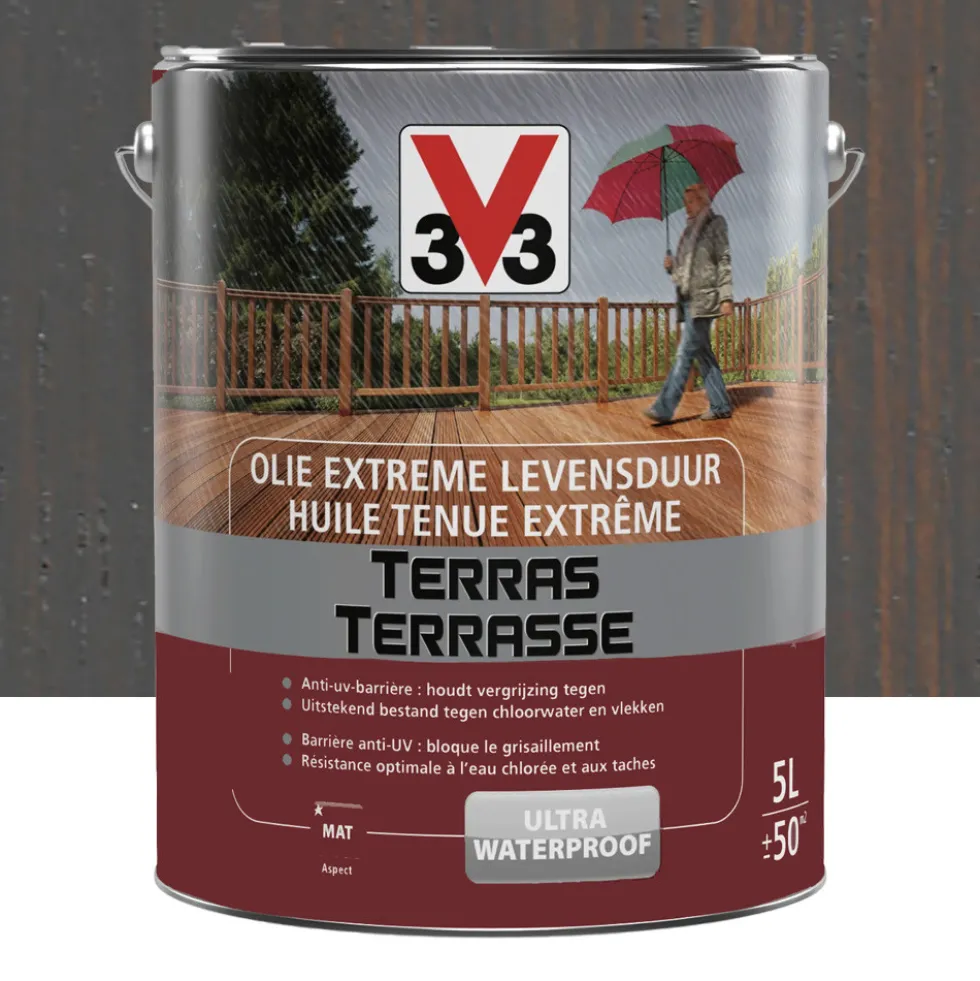 Huile Tenue Extrême Terrasse V33 Gris Fumé