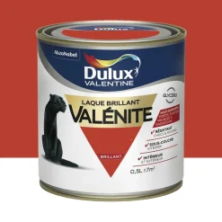 Laque brillant Dulux Valentine Valénite Rouge madras