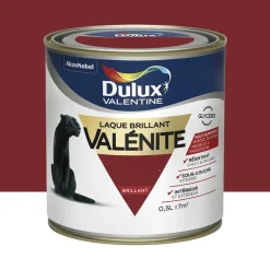 Laque brillant Dulux Valentine Valénite Rouge Basque