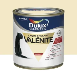 Laque brillant Dulux Valentine Valénite Blanc Cassé