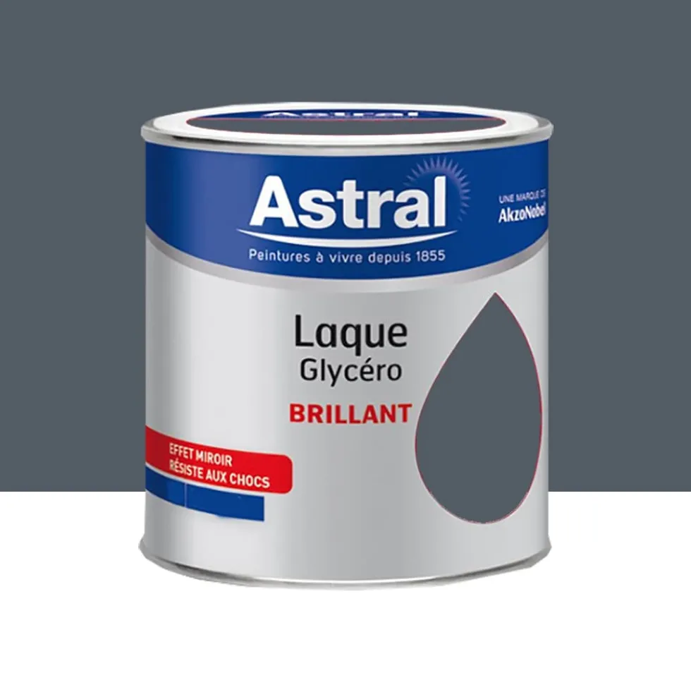 Laque Glycéro Brillante ASTRAL Anthracite