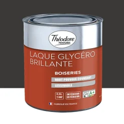 Laque Glycéro Brillante Théodore Noir