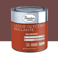 Laque Glycéro Brillante Théodore Rouge bordeaux