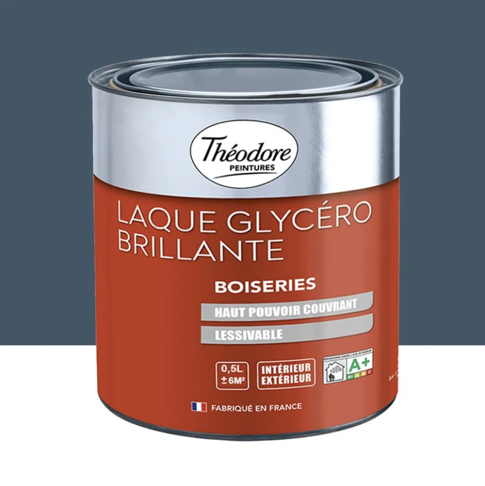 Laque Glycéro Brillante Théodore Bleu Marine