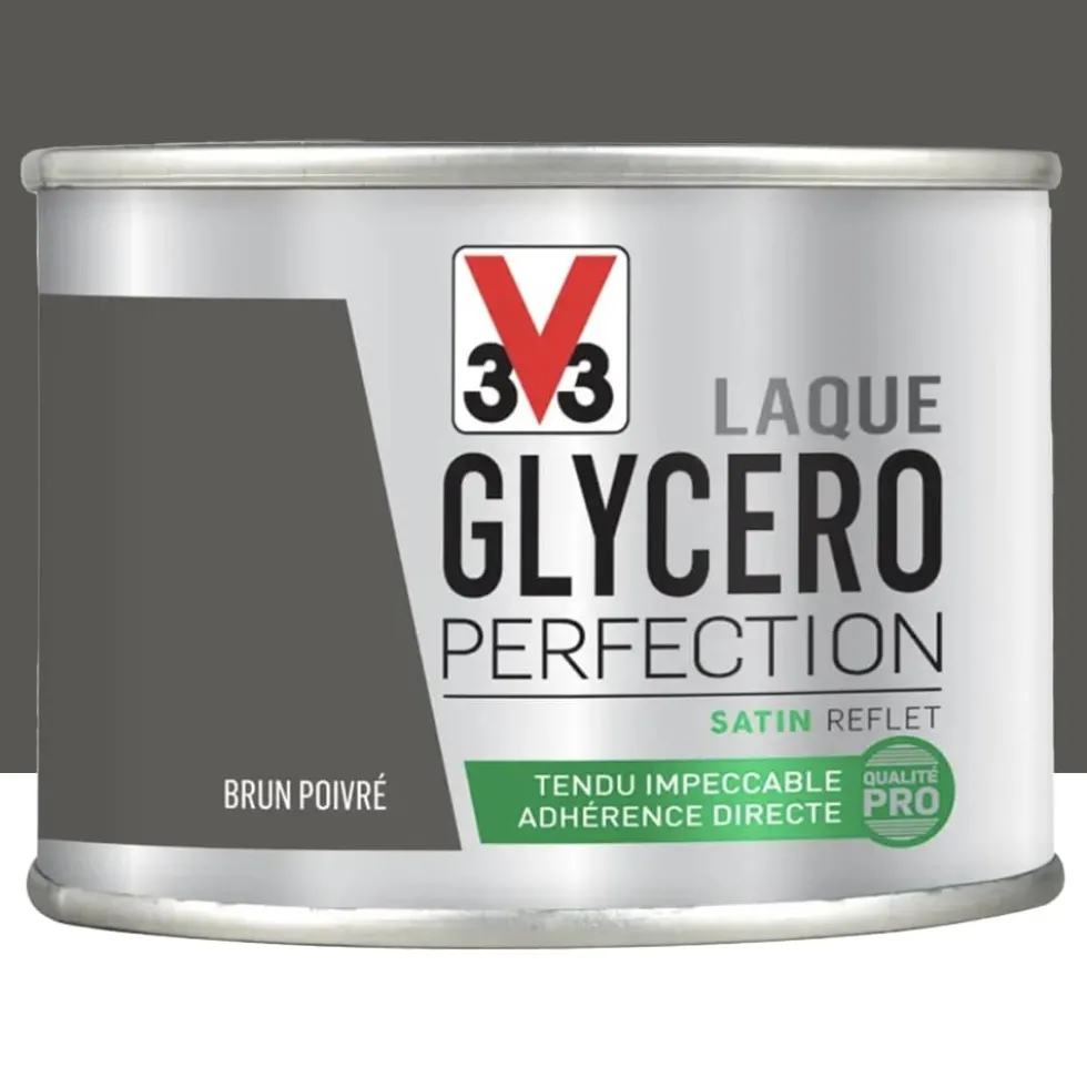 Laque Glycéro Perfection V33 Satin Brun poivré