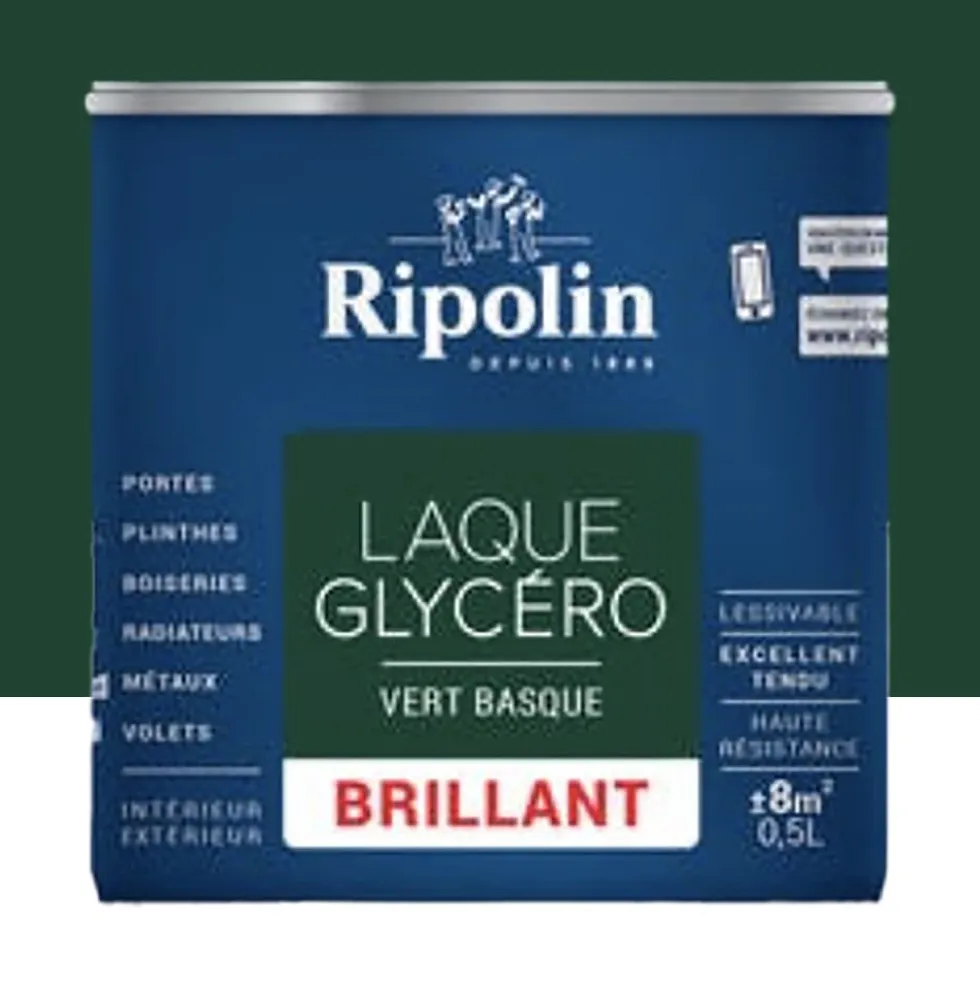 Laque Glycéro Ripolin Brillant Vert Basque
