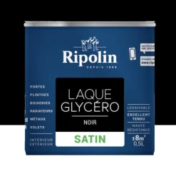Laque Glycéro Ripolin Satin Noir