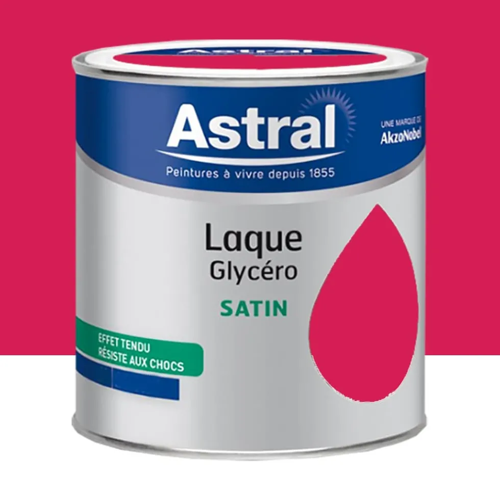 Laque Glycéro Satin ASTRAL Fraise
