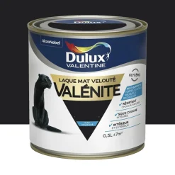 Laque mat velouté Dulux Valentine Valénite Noir