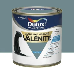 Laque mat velouté Dulux Valentine Valénite Bleu gris
