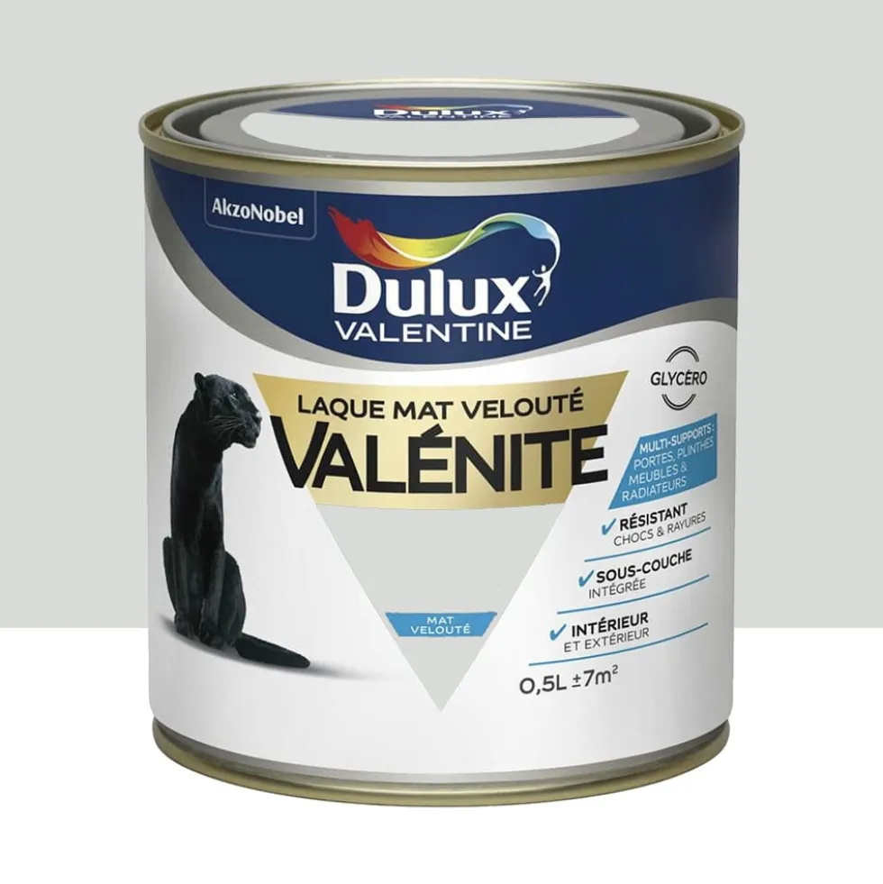 Laque mat velouté Dulux Valentine Valénite Gris tendance