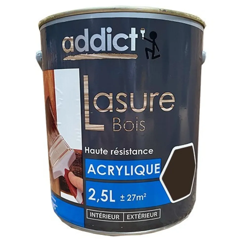 Lasure Acrylique Addict Chêne rustique