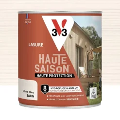 Lasure 8 ans V33 Haute Saison Cèdre blanc