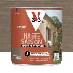 Lasure 8 ans V33 Haute Saison Cèdre argenté