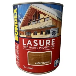 Lasure BONDEX Très Haute Protection 8 ans satin Chêne moyen