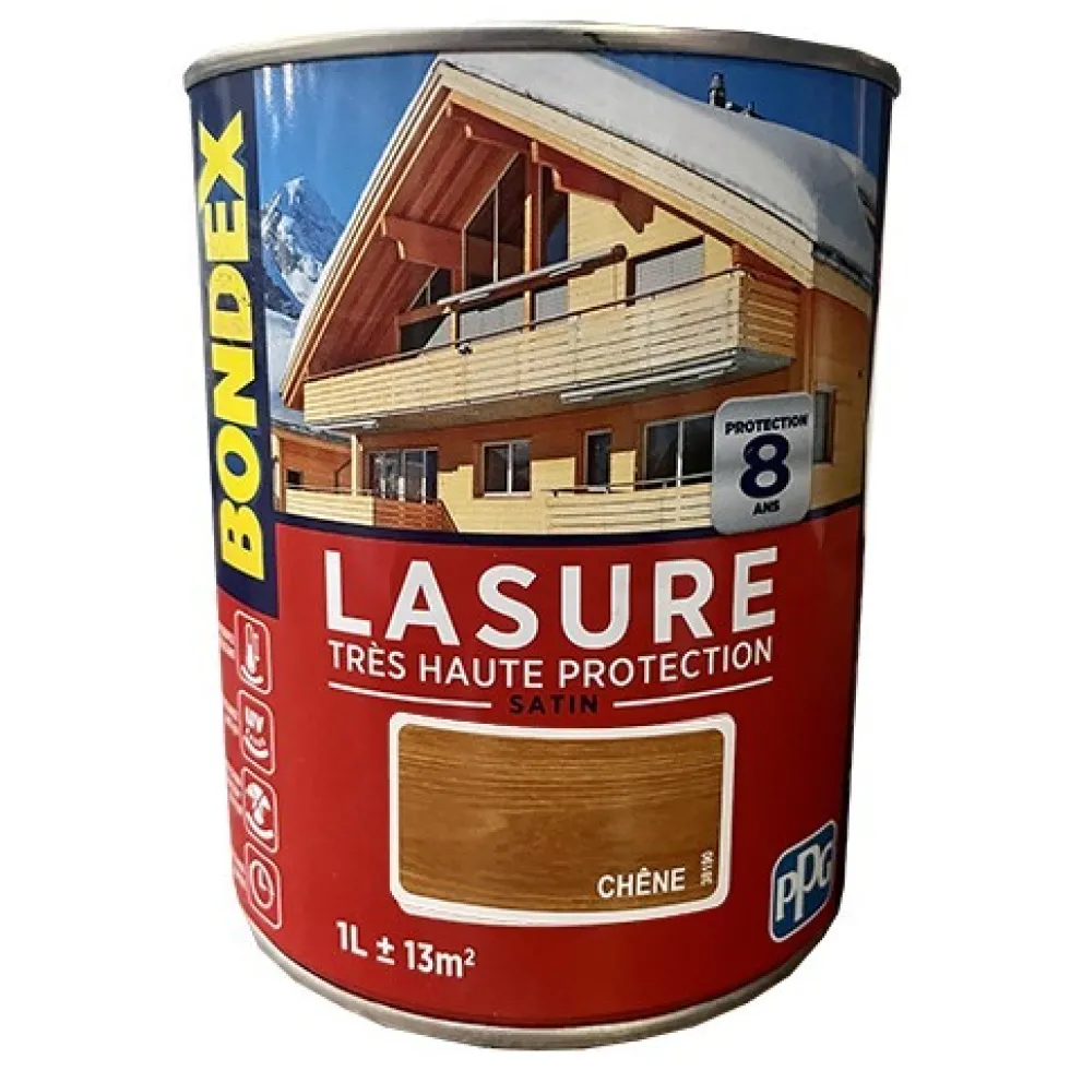 Lasure BONDEX Très Haute Protection 8 ans satin Chêne