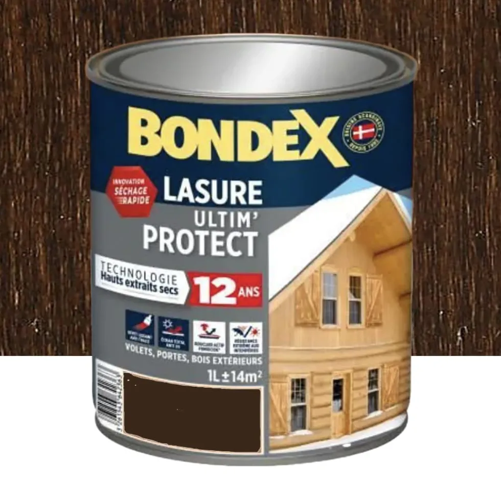 Lasure BONDEX Ultim'Protect 12ans Chêne Rustique
