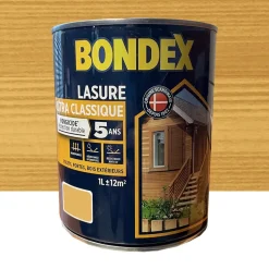 Lasure BONDEX Ultra Classique Fongicide 5 ans Chêne clair